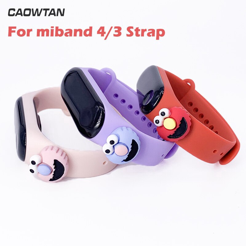 Dây Đeo Bằng Silicone Cho Đồng Hồ Thông Minh Xiaomi Miband 5/3 / 4