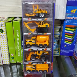 SET 5 Ô TÔ NHỰA VỎ SẮT