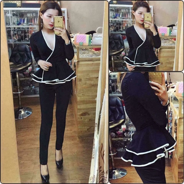 Set áo bèo quần tuỳ chọn.