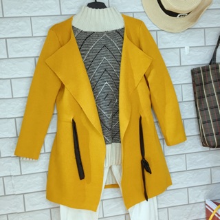 Áo len cardigan màu vàng cực xinh ạ