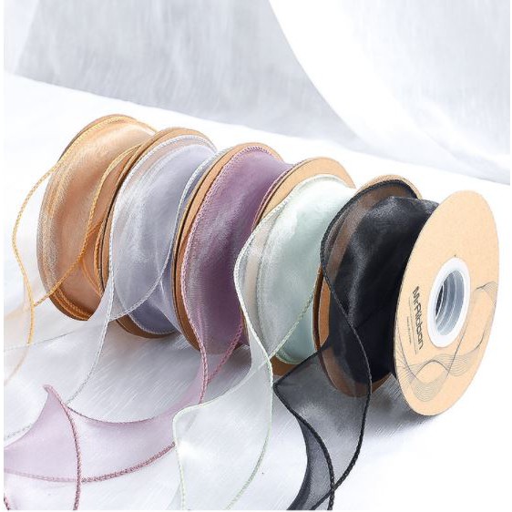 Cuộn ruy băng voan viền sóng