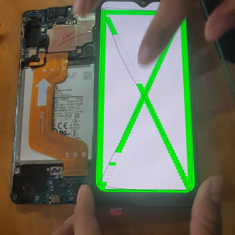 Màn hình samsung A71 zin khung,màn oled 2ic