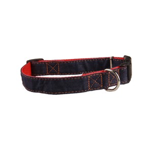 Vòng cổ jean denim mềm không đau, chắc chắn cho chó