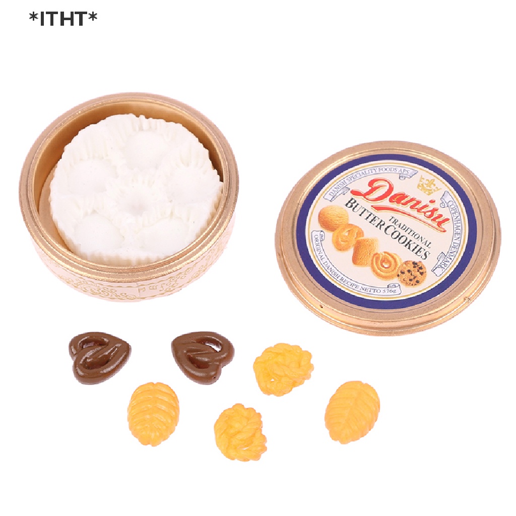 Mô Hình Hộp Bánh Quy Sô Cô La Tỉ Lệ 1 / 12 Xinh Xắn