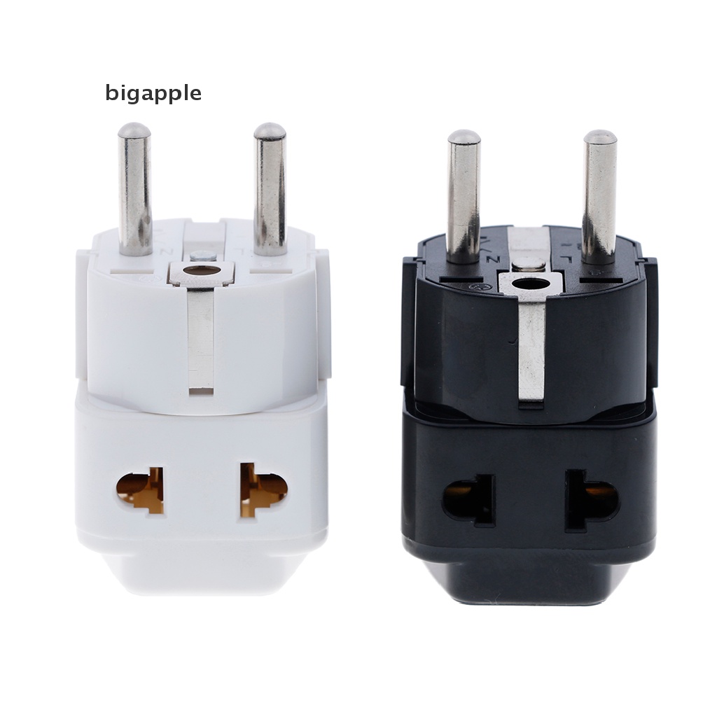 Phích cắm chia 1 sang 2 ổ cắm 5mm UK/US/EU/AU 2/ 3 chấu