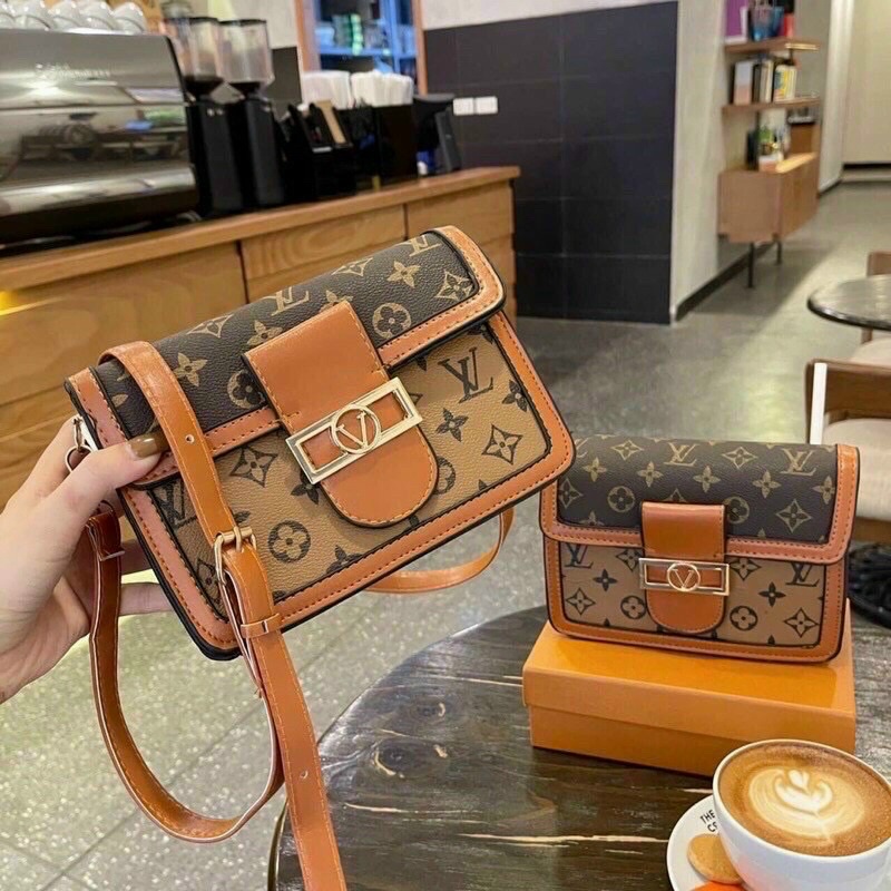 FREE SHIP Túi đeo chéo hot trend lờ vê bản mới size 20 cm siêu đẹp