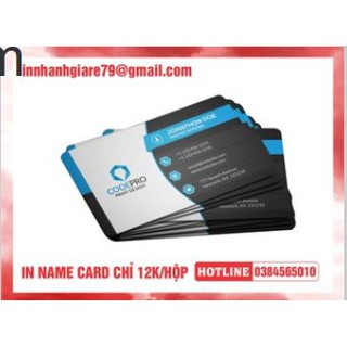 In Card Visit - 10 Hộp - Giá: 195.000đ - Hộp 100 tờ