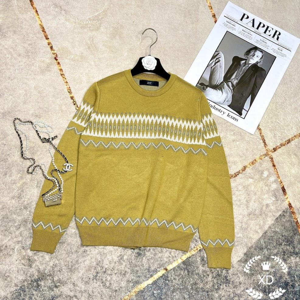 Áo len nữ cổ tròn, áo len lông cừu nữ from dễ mặc chât len cưu mềm tay bo gọn gàn hoạt tiết xinh xắn hàng quảng châu l1 | BigBuy360 - bigbuy360.vn