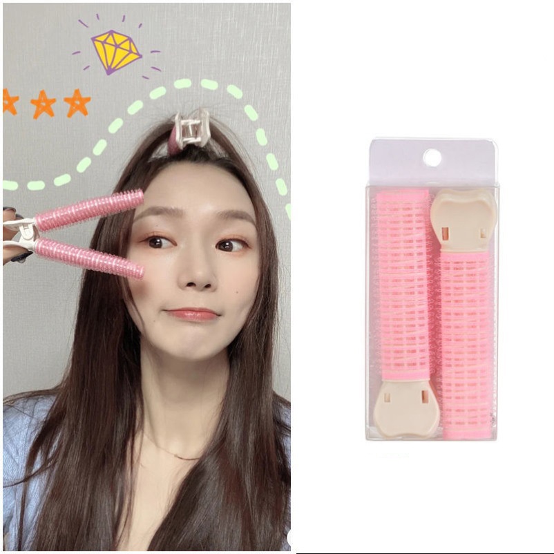 Kẹp phồng chân tóc mái iLita - Lô uốn tự dính mái bay nữ đẹp phong cách Hàn Quốc cuốn tóc đủ size  to nhỏ 3cm, 4cm, 5cm