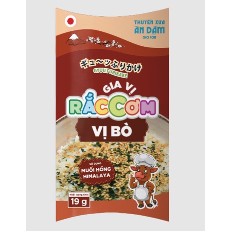 [Từ 12m] Rắc Cơm,Cháo Thuyền Xưa Cho Bé Ăn Dặm Gói 19g
