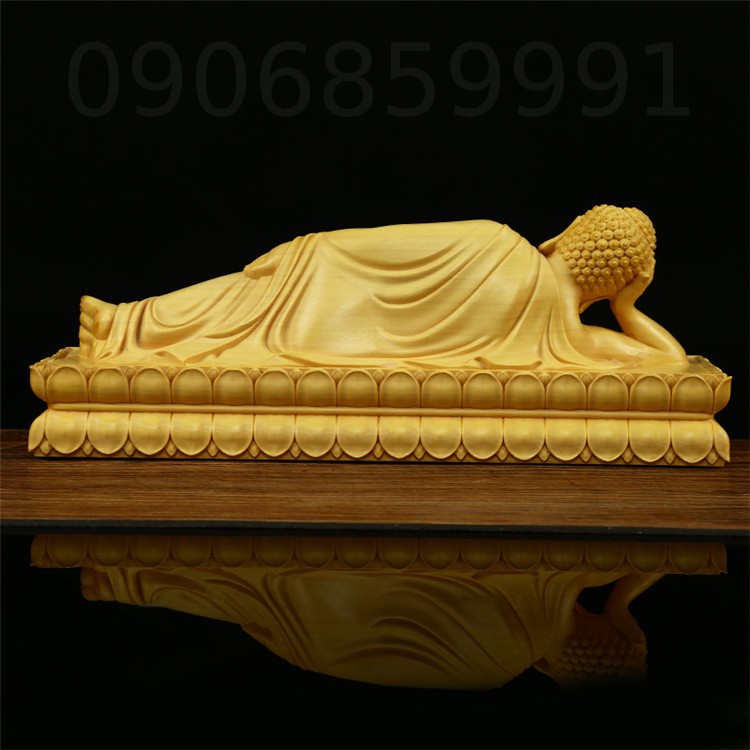 Tượng Phật Thích Ca Mâu Ni niết bàn - Gỗ Hoàng Dương