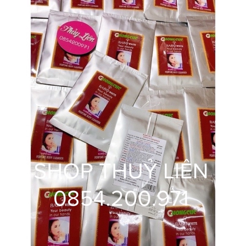 Tắm trắng cho body hồng cúc