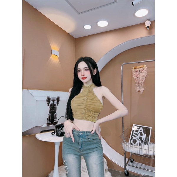 ÁO YẾM ,ÁO CROPTOP YẾM NHÚN MẪU MỚI HÓT [Y Hình]