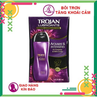 Gel Bôi Trơn Cao Cấp Tăng Khoái Cảm Trojan Arouses và Intensifies - Chai 88.7ml