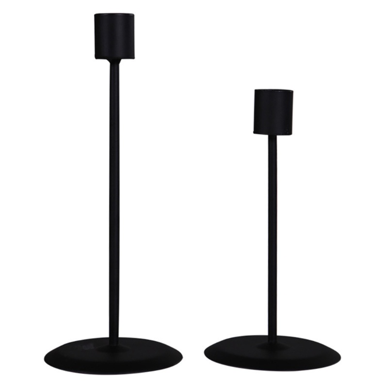 Bộ 2 Giá Đỡ Đèn Cầy Phong Cách Retro Lãng Mạn