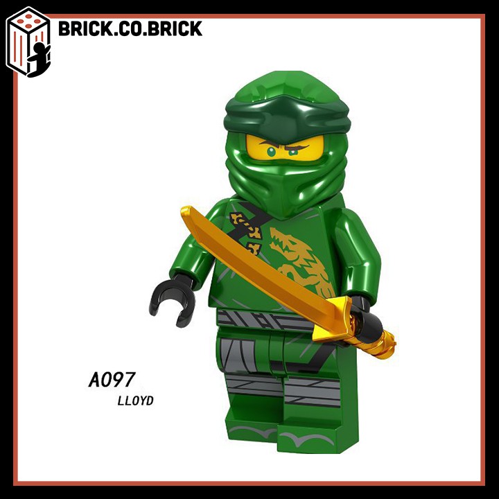 Lego Ninja Phantom Đồ Chơi Lắp Ráp Minifigure Và Non Lego Nhân Vật Hồ Ly Samurai Akita Zane Nya Kai Jay A090-A097