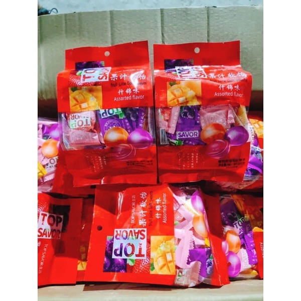 Kẹo TOP trái cây mix đủ vị - kẹo dẻo trái cây Top fruit