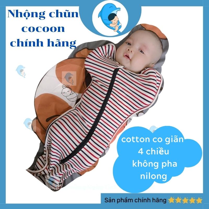 Nhộng Chũn Cocoon Cho Bé Giúp Bé Ngủ Ngon Giảm Giật Mình