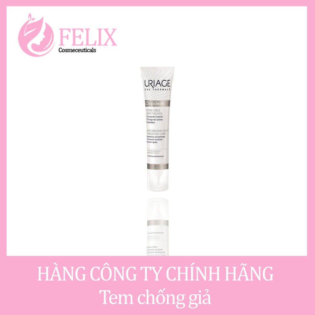 Uriage kem dưỡng cho da nám tàn nhang Depiderm Soin Cible 15ml