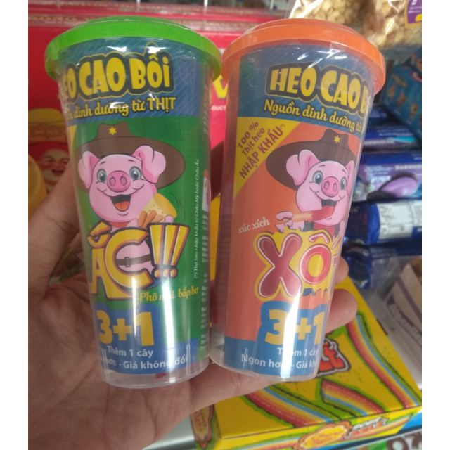 Xúc xích heo cao bồi 3+1 mới