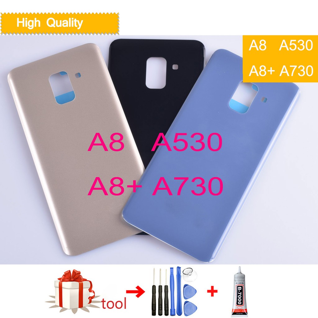 Nắp Đậy Pin Thay Thế Có Logo Cho A8 A530 A8 + A8 Plus 2018 A730