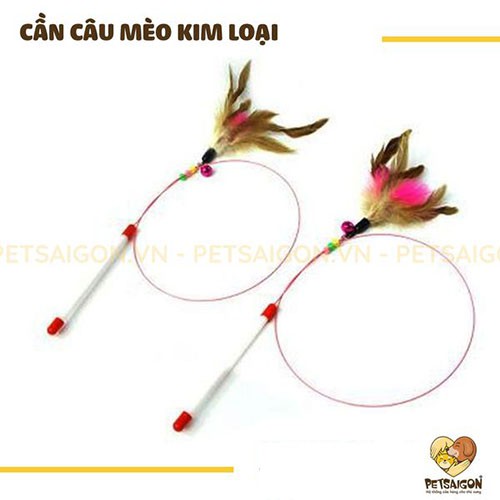 ĐỒ CHƠI CẦN  CÂU  MÈO KIM LOẠI