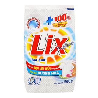 Bột giặt Lix Extra hương hoa 560g