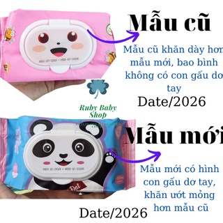 Khăn giấy ướt Phú Đạt 120 tờ không mùi cho bé