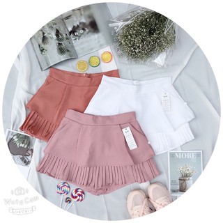 Chân váy xinh dập ly 2 tầng