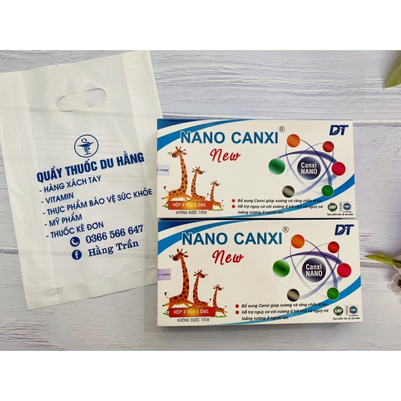 CANXI NANO dạng nước cho bé cao khoẻ (hộp 20 ống)