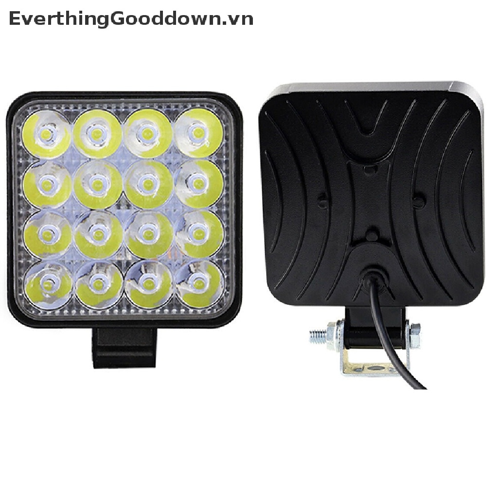 Everthinggooddown Đèn Led Sương Mù 48W 16 Bóng 12V / 24V Dành Cho Ô Tô