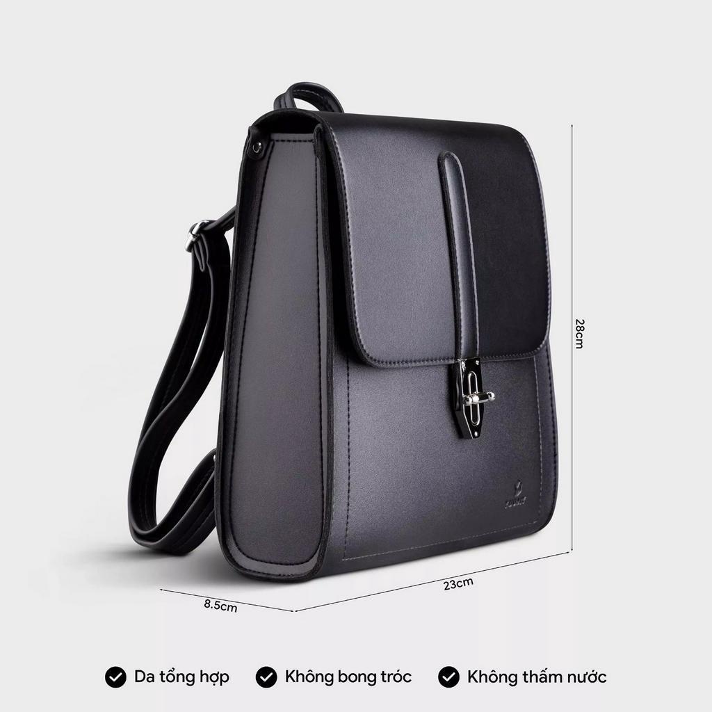 Balo da nữ trơn thời trang đi chơi YUUMY YBA74