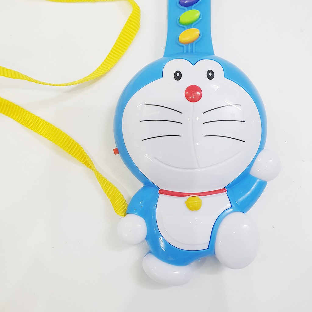 Đồ Chơi Đàn Doremon Doraemon Ghita Có Dây Đeo 1235 Màu Xanh 7 Bản Nhạc Dành Cho Bé Trai Và Bé Gái