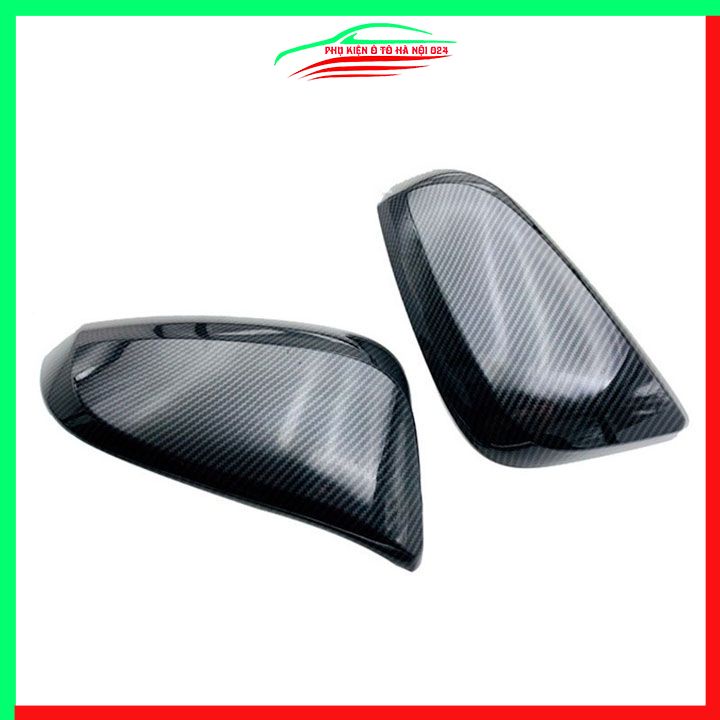 Ốp gương chiếu hậu Corolla Cross 2020 vân Cacbon bảo vệ chống trầy trang trí làm đẹp xe