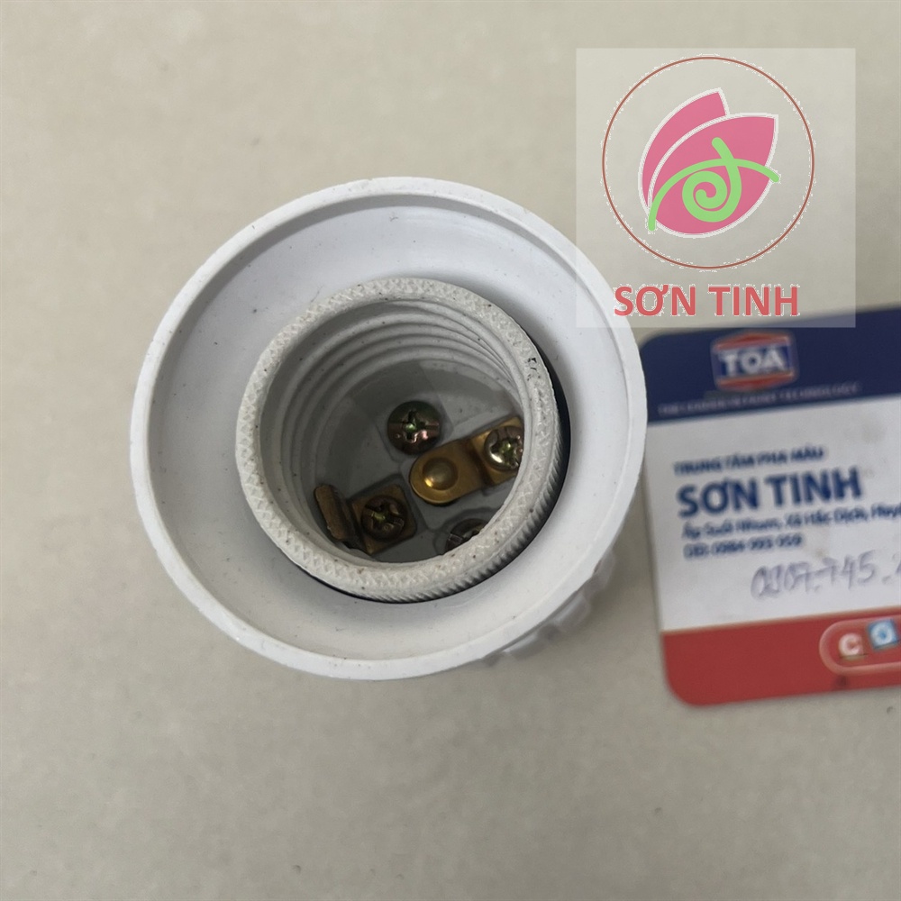 Đui đèn sứ cao cấp Sopoka E27- Đui Đèn Bão ĐB500W chống cháy chống nước
