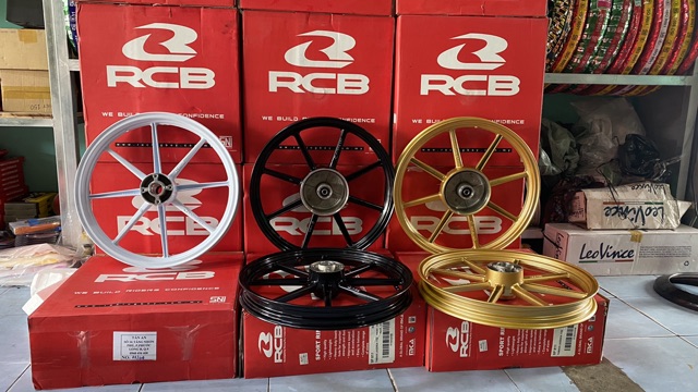 Mâm RCB 8 cây ex2010 / sirius / jupiter / yamaha 1 đĩa. Bản nhỏ 1.6-1.85