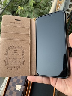 Flip cover (Ốp 2 mặt) LV dành cho iphone