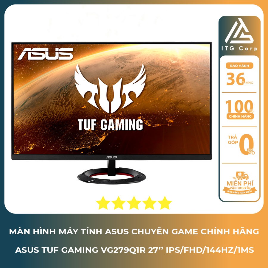 Màn hình LCD 27Inch Asus TUF Gaming VG279Q1R FHD IPS 144Hz 1ms FreeSync