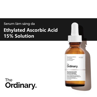 [CANADA- Full Bill]Serum sáng da Ethylated Ascorbic Acid 15% Solution – The Ordinary.