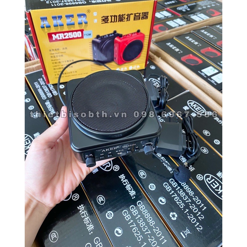 Máy trợ giảng không dây Aker MR2500 W - Bảo hành 12 tháng.