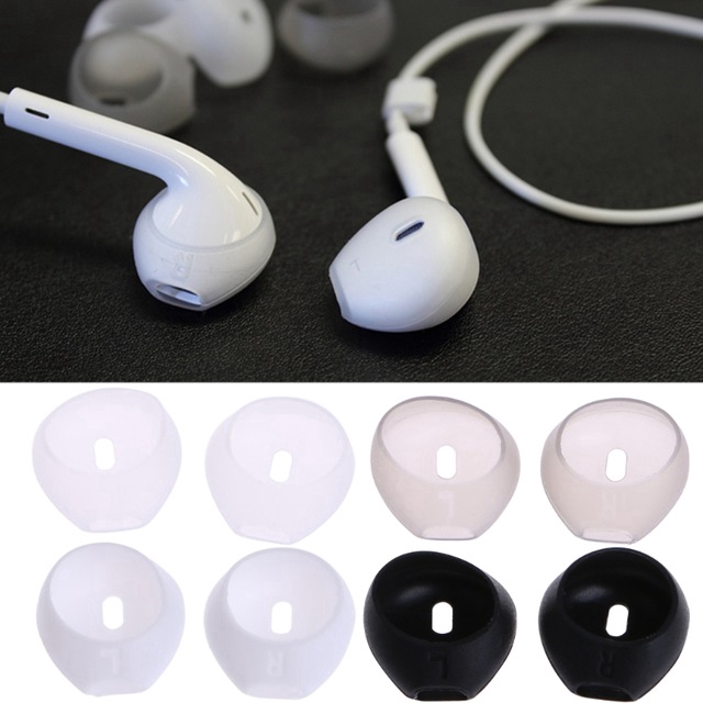 Set 2 vỏ bọc tai nghe Apple Airpods bằng chất liệu silicon chống thất lạc tiện dụng