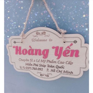 Bảng gỗ trang trí