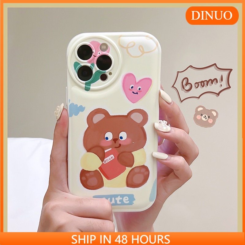 Ốp lưng iphone Ốp Điện Thoại Silicon Trong Suốt Chống Sốc In Hình Hoạt Hình Cho iPhone 11 Pro Max 13 Pro Max 12 Pro Max 7Plus xr XS Max Dinuo case