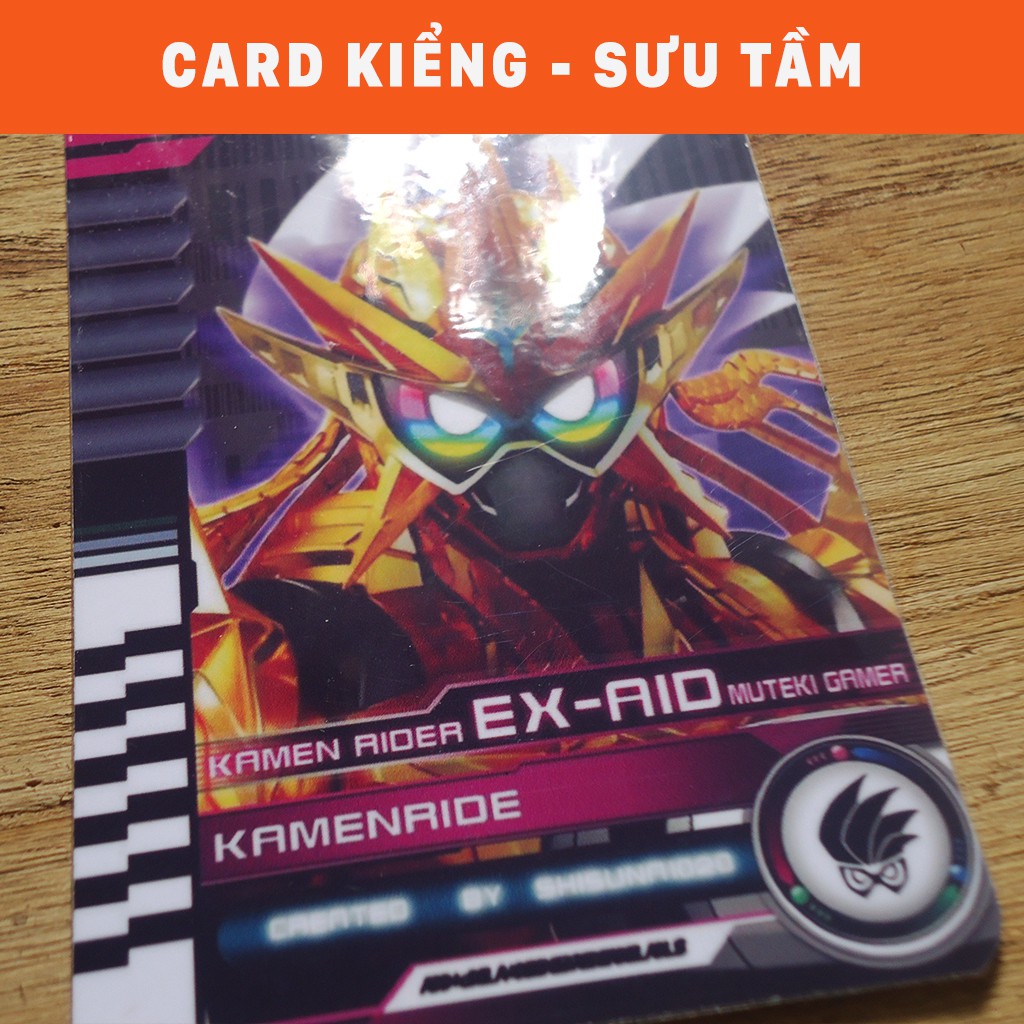 Ex-Aid Muteki Gamer Thẻ bài Kamen Rider Kamishop