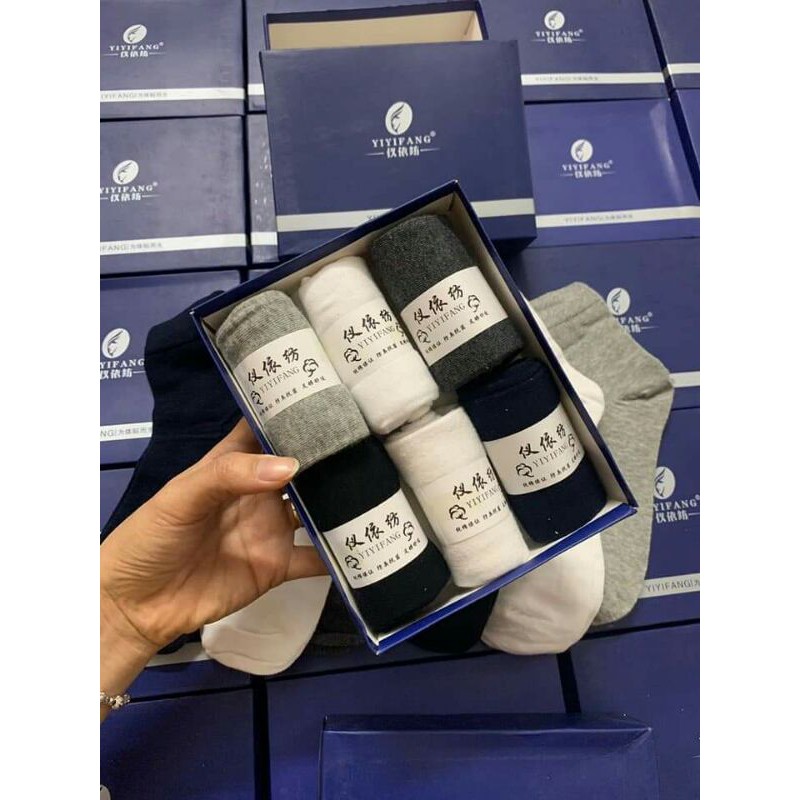 Tất cotton siêu mềm mại set 6 đôi