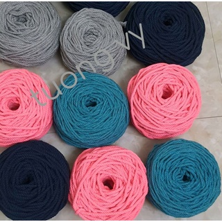 Dây cotton nhiều màu . dây trang trí . dây macrame