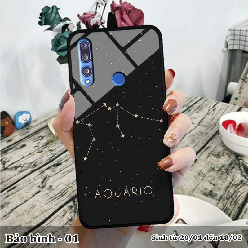Ốp kính Huawei Y9 Prime 2019 in cung hoàng đạo