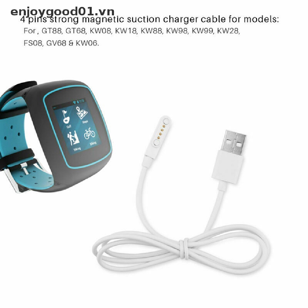 Cáp Sạc USB 2.0 4 Pin Chuyên Dụng Cho Đồng Hồ Thông Minh KW88