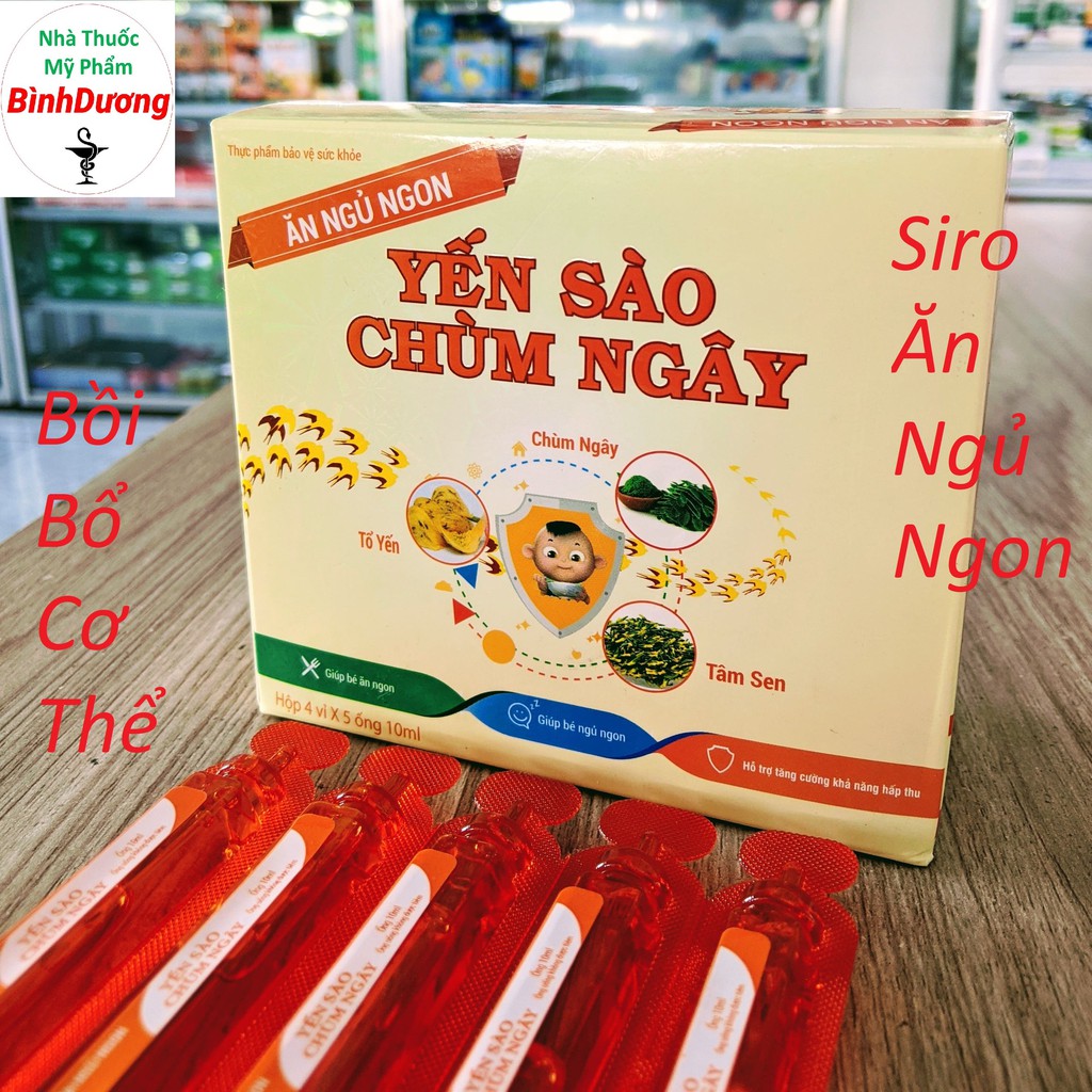 Siro Ăn Ngon Yến Sào Chùm Ngây Dành Cho Trẻ Biếng Ăn, Khó Ngủ, Hấp Thu Kém