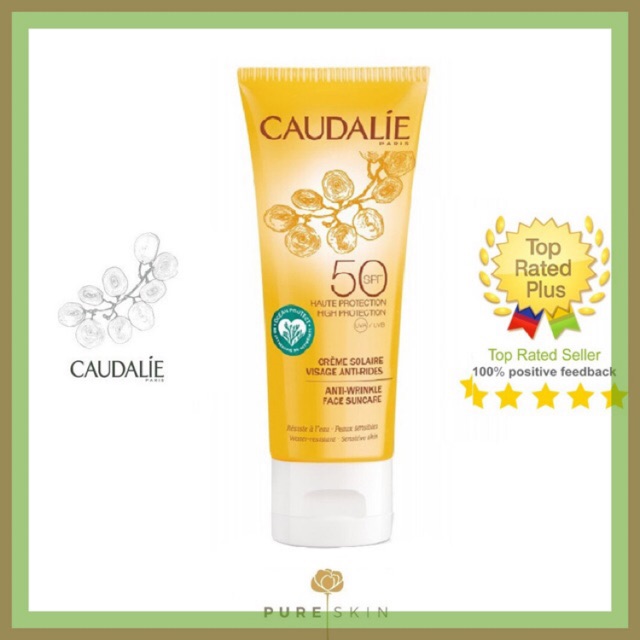 Kem chống nắng Caudalie Soleil Divin Anti-Ageing SPF 50 25ml (mẫu mới)